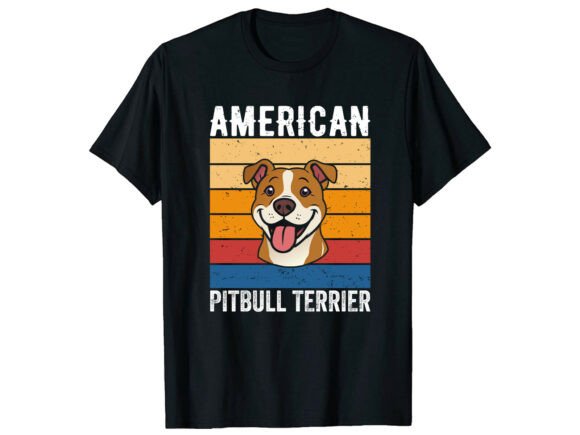 American Pitbull Terrier T-Shirt Svg