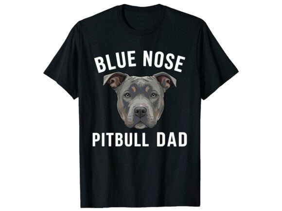 Blue Nose Pitbull Terrier T-Shirt Svg