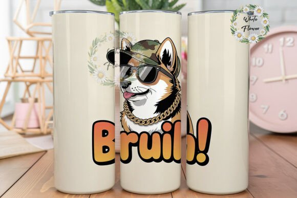 Cool Bruh Dog 20oz Tumbler Wrap