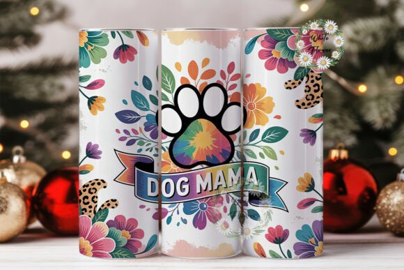 Dog Mama Tie-Dye Paw Tumbler Wrap Review